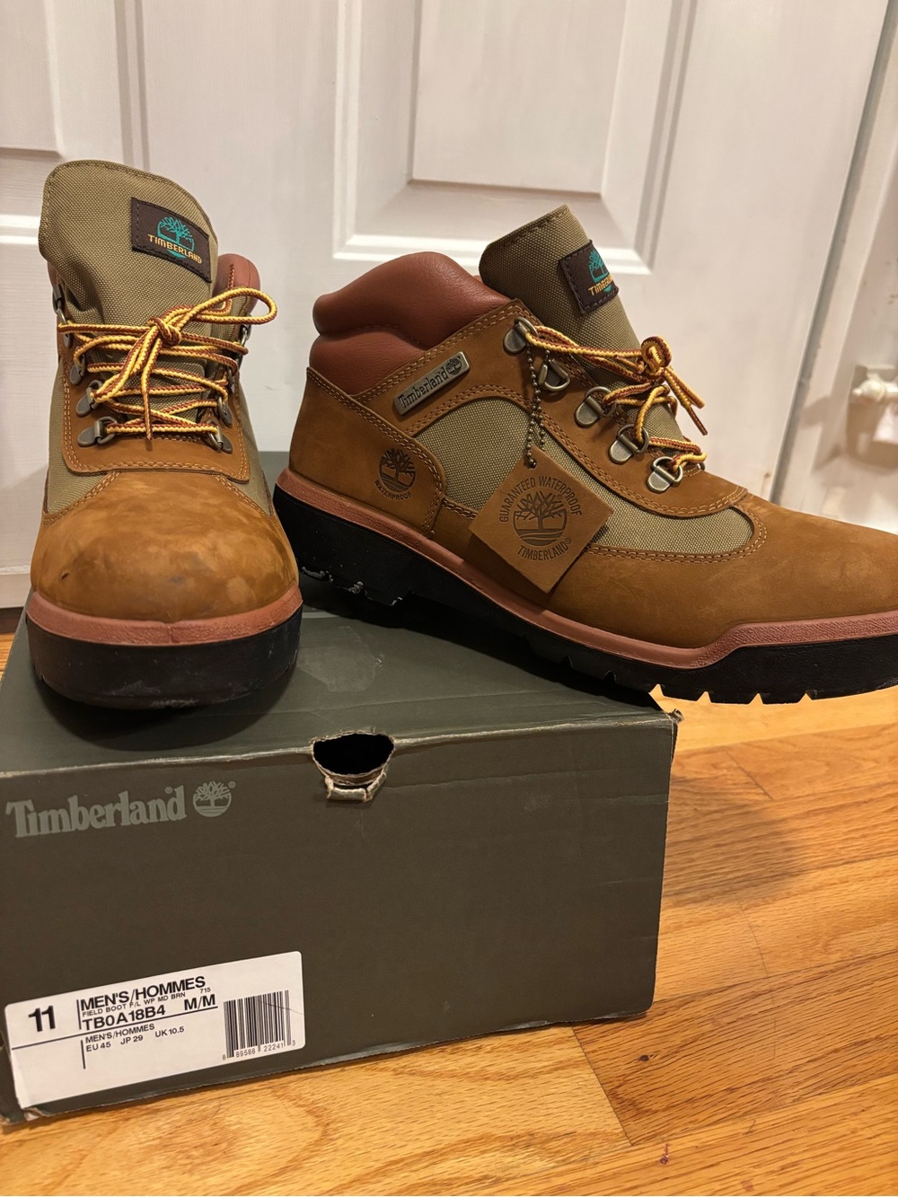 Timberland Men's Tan Brown Waterproof Work Boots
